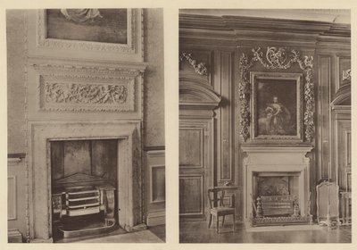 Belton House, Grantham, Dva komínové díly od Charles Latham