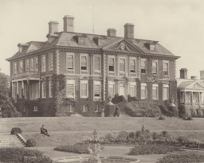 Melton Constable, Norfolk, zahradní fronta od Charles Latham