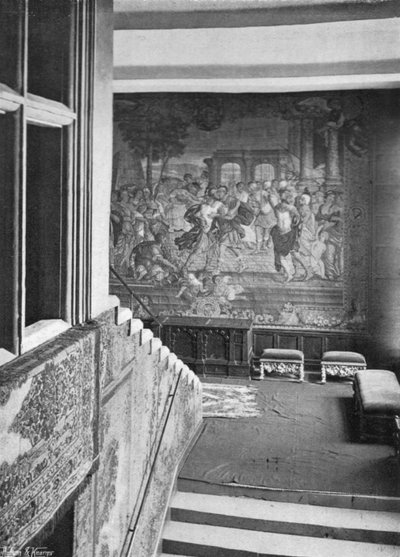 Tapiserie na schodišti od Charles Latham