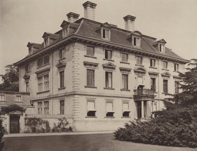 Thorpe Hall, Peterborough, jižní fronta od Charles Latham