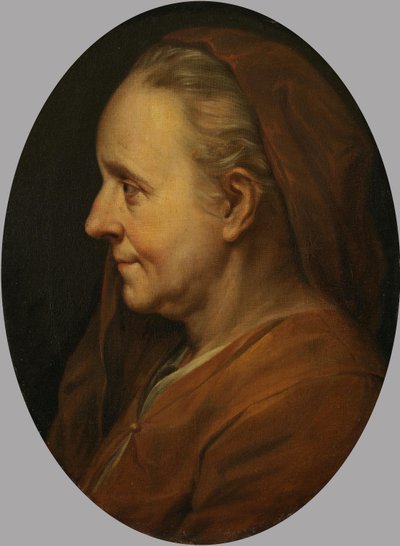 Poprsí starší ženy od Charles Le Brun