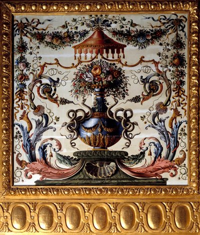 Dekorativní panel jídelny Chateau de Vaux Le Vicomte (Vaux-le-Vicomte). Obraz Charlese Lebruna (Le Brun) (1619-1690) 1656 Chateau de Vaux-le-Vicomte v Seine et Marne. od Charles Le Brun
