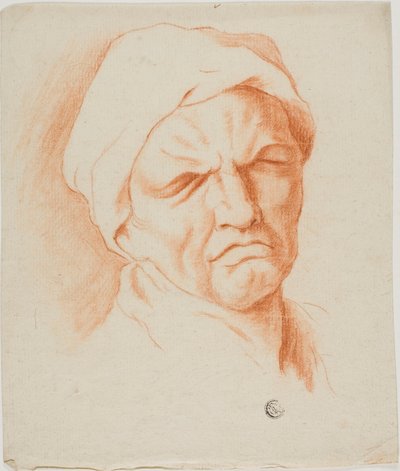 Hlava starého muže od Charles Le Brun