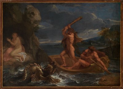 Héraklés osvobozuje Hésioné od Charles Le Brun