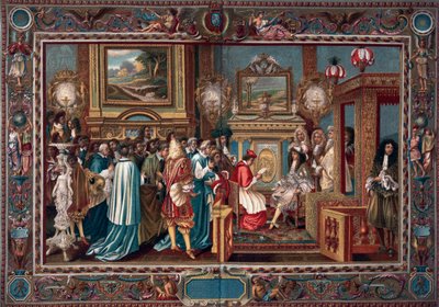 Audience Ludvíka XIV u papežského velvyslance Sigismonda Chigiho, 29. července 1664, 1903. od Charles Le Brun