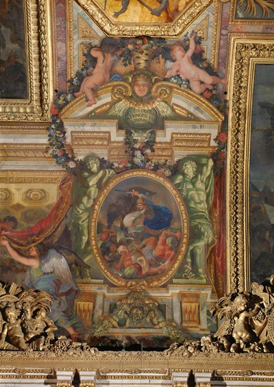 Vojska Ludvíka XIV. porážejí Turky v Uhrách ... od Charles Le Brun
