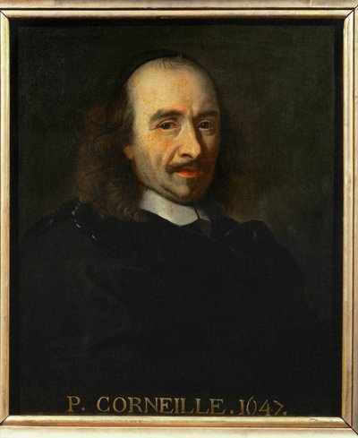 Básník Pierre Corneille ... (malba na plátně) od Charles Le Brun