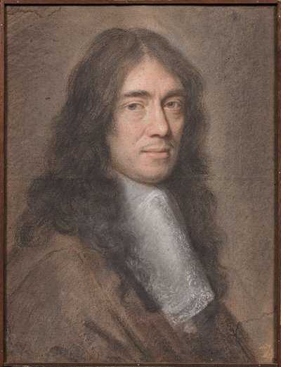 Portrét Charlese Perraulta (pastel na kartonu) od Charles Le Brun