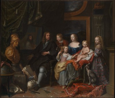 Rodina Jabachových od Charles Le Brun