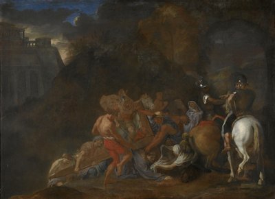 Cesta na Kalvárii od Charles Le Brun