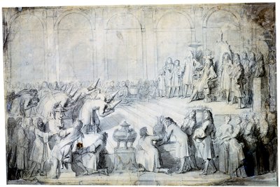 Siamští velvyslanci před králem, 1686 od Charles Le Brun