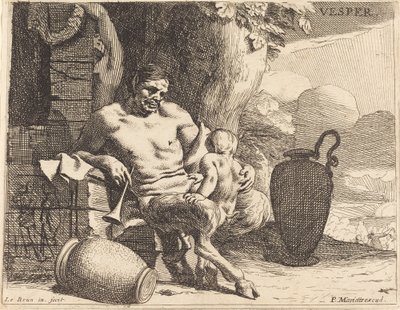 Vesper (večer) od Charles Le Brun