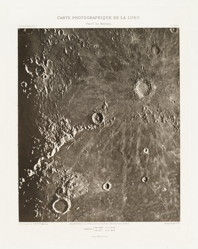 Carte photographique de la lune, planche XIII.A (Fotografická mapa Měsíce, deska XIII.A),23. října 2013 od Charles le Morvan