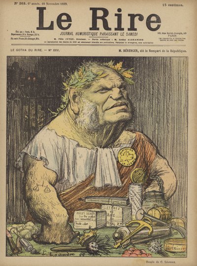 Berenger, ilustrace pro Le Rire od Charles Leandre