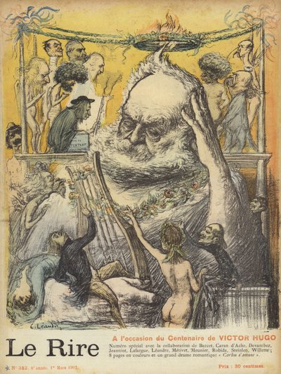 Sto let od narození Victora Huga, ilustrace pro Le Rire od Charles Leandre