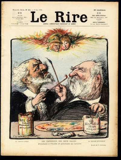 Obálka „“Le Lire“, Satirický v barvách od Charles Leandre