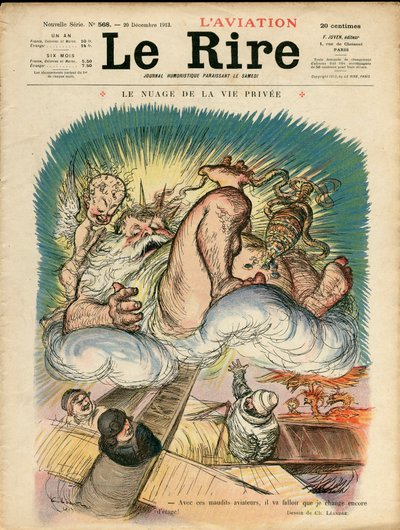 Obálka "" Smích "", Satirický v barvách od Charles Leandre