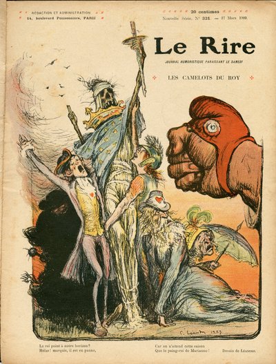 Obálka „“The Laughter““, číslo 321, Satirical en Couleurs od Charles Leandre