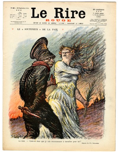Obálka „“The Red Laughter“, Satirical in Colors od Charles Leandre