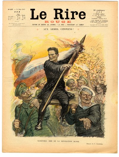 Obálka „“The Red Laughter“, Satirical in Colors od Charles Leandre