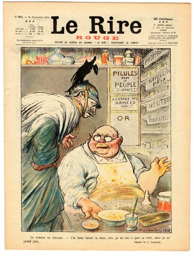 Obálka „“The Red Laughter“, Satirical in Colors od Charles Leandre