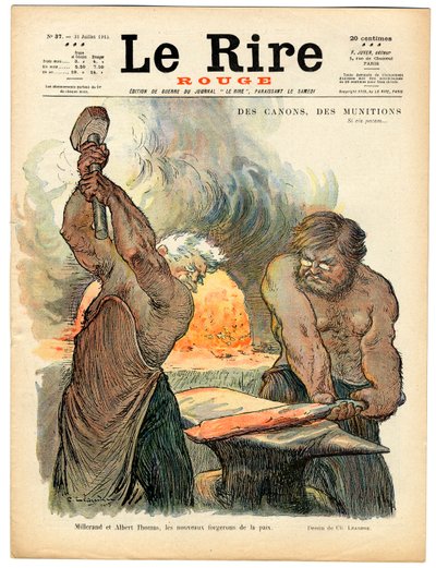 Obálka “”The Red Laughter””, číslo 37, Satirical in Colors od Charles Leandre