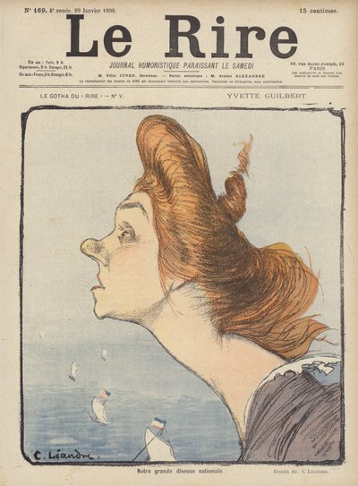 Ilustrace pro Le Rire od Charles Leandre