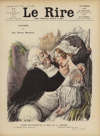 Ilustrace pro Le Rire od Charles Leandre