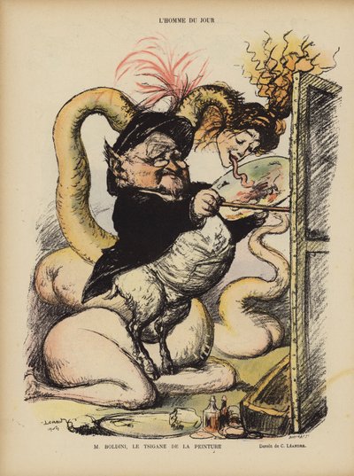 Ilustrace pro Le Rire od Charles Leandre