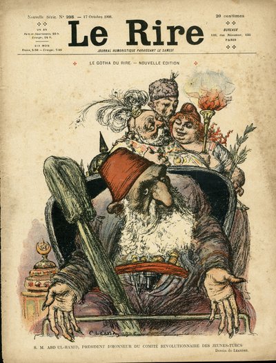 Ilustrace Charlese Leandra (1862-1934) pro obálku Le Rire od Charles Leandre
