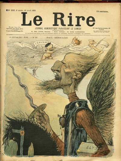 Ilustrace Charlese Leandra (1862-1934) pro obálku Le Rire od Charles Leandre