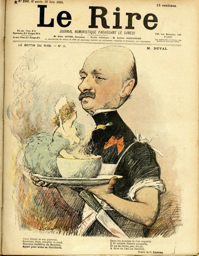 Ilustrace Charlese Leandra (1862-1934) pro obálku Le Rire od Charles Leandre