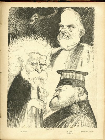 Ilustrace Charlese Leandra (1862-1934) v Readingu od Charles Leandre