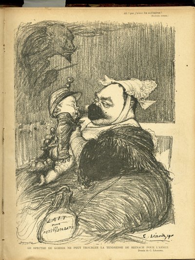 Ilustrace Charlese Leandra (1862-1934) v Readingu od Charles Leandre
