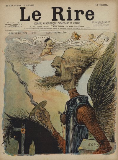 Paul Deroulede, ilustrace pro Le Rire od Charles Leandre