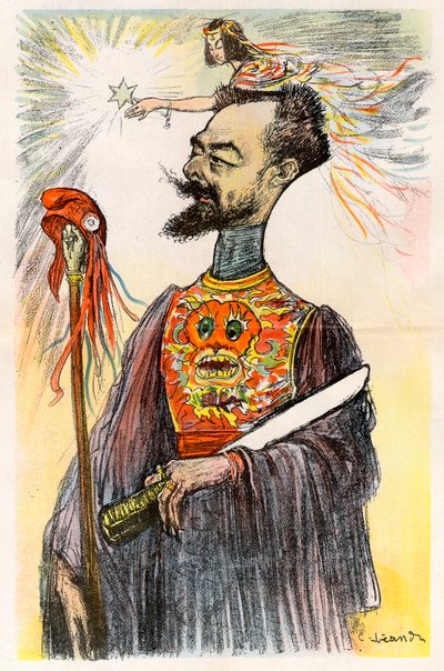 Paul Doumer (1857-1932) - Cartoon od Charlese Leandra (1862-1934) v „Le Rire“““ 1902 od Charles Leandre