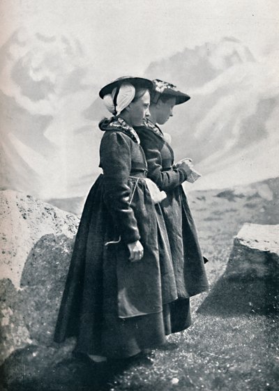 Dvě Švýcarky, 1912 od Charles Lefebure