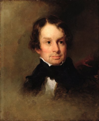 Portrét Henry Wadsworth Longfellow (1807-82) od Charles Loring Elliot