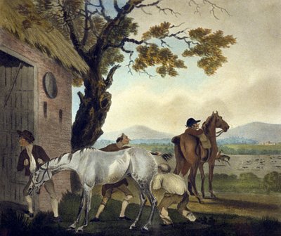 Trik, z Pytchley Hunt, vyryl F. Jukes (1745-1812) od Charles Lorraine (after) Smith