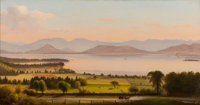 Adirondack Mountains, Burlington Bay Over Willard St. od Charles Louis Heyde