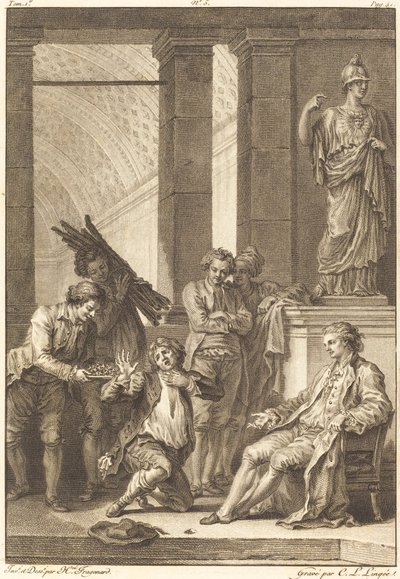 Sedlák od Charles Louis Lingée after Jean Honoré Fragonard