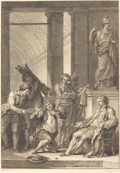 Sedlák od Charles Louis Lingée after Jean Honoré Fragonard