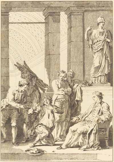 Sedlák od Charles Louis Lingée after Jean Honoré Fragonard