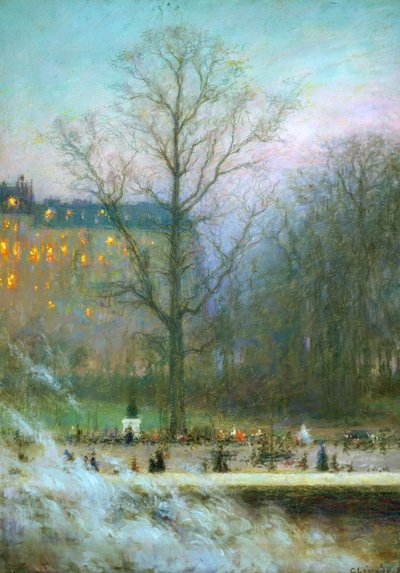 „Pařížské zahrady“ „Pařížské parky“, 1920 od Charles Lucien Leandre