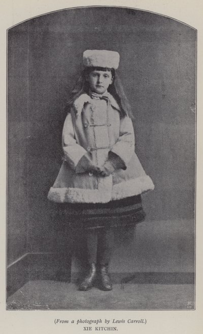 Xie Kitchin (černobílá fotografie) od Charles Lutwidge Dodgson