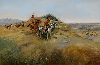 Buffalo Hunt, 1891 od Charles Marion Russell