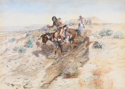 Indiánští stateční, 1899 od Charles Marion Russell
