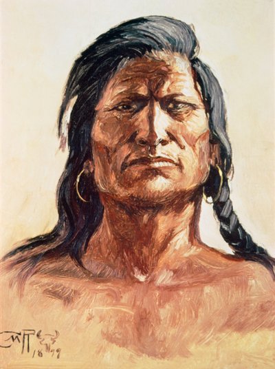 Shoshone Tribesman od Charles Marion Russell