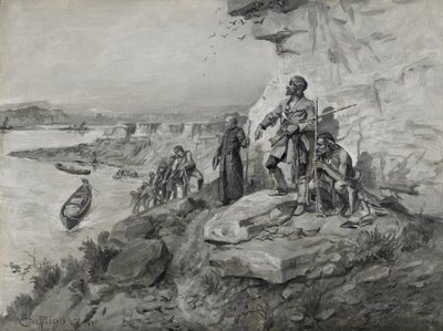 Cestovatelé, 1898 od Charles Marion Russell