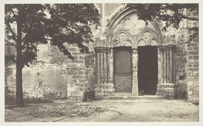 Church of Villeneuve le Comte, Seine-et-Marne (Kostel Villeneuve le Comte, Seine-et-Marne) od Charles Marville